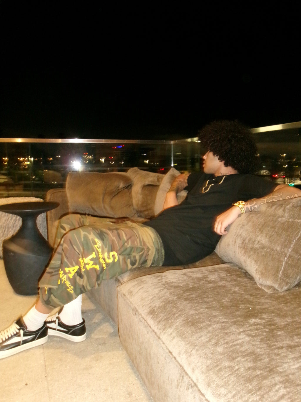 CAMO SWAG SWEAT SHORTS
