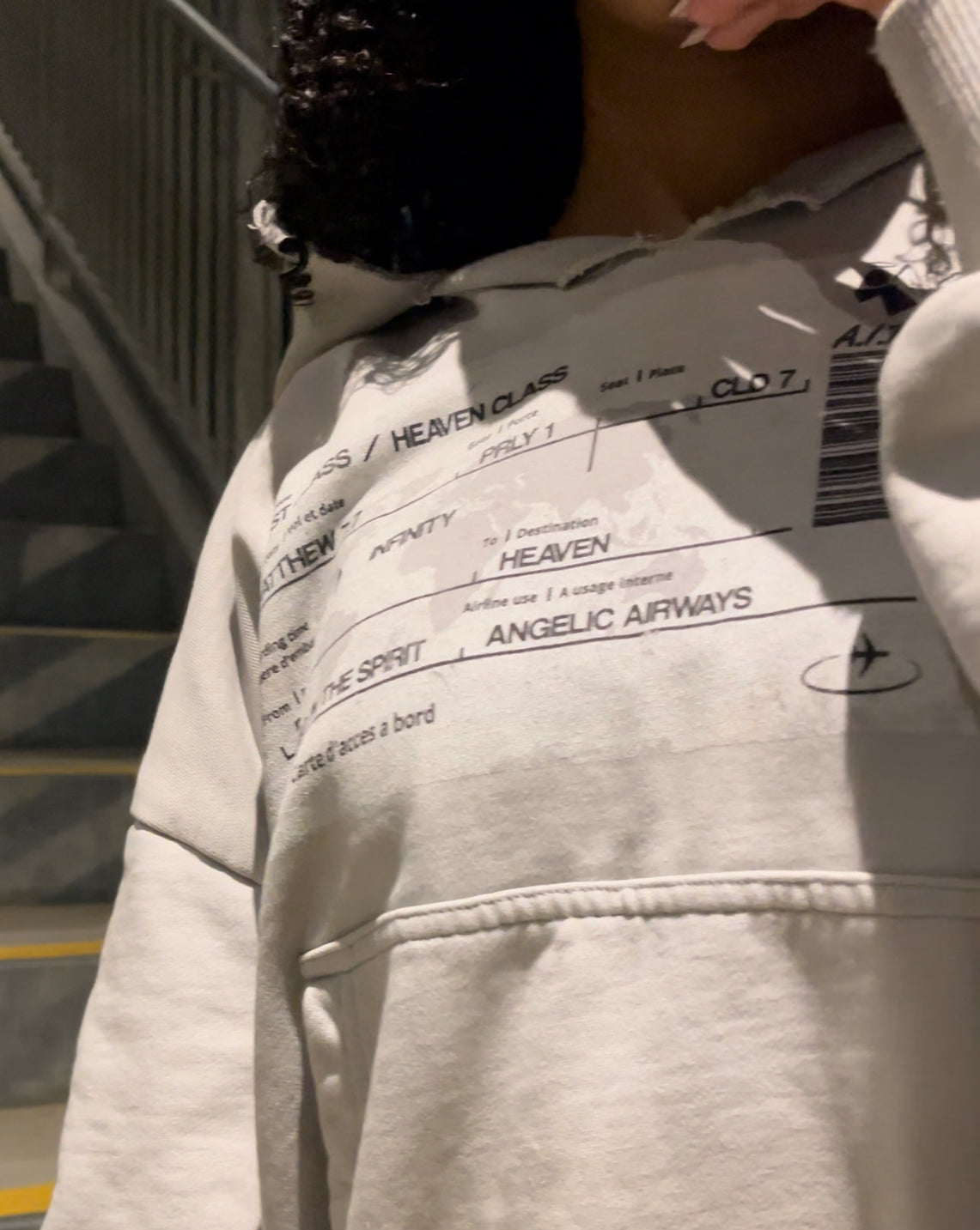 LIGHT GREY “ FIRST CLASS HOODIE “