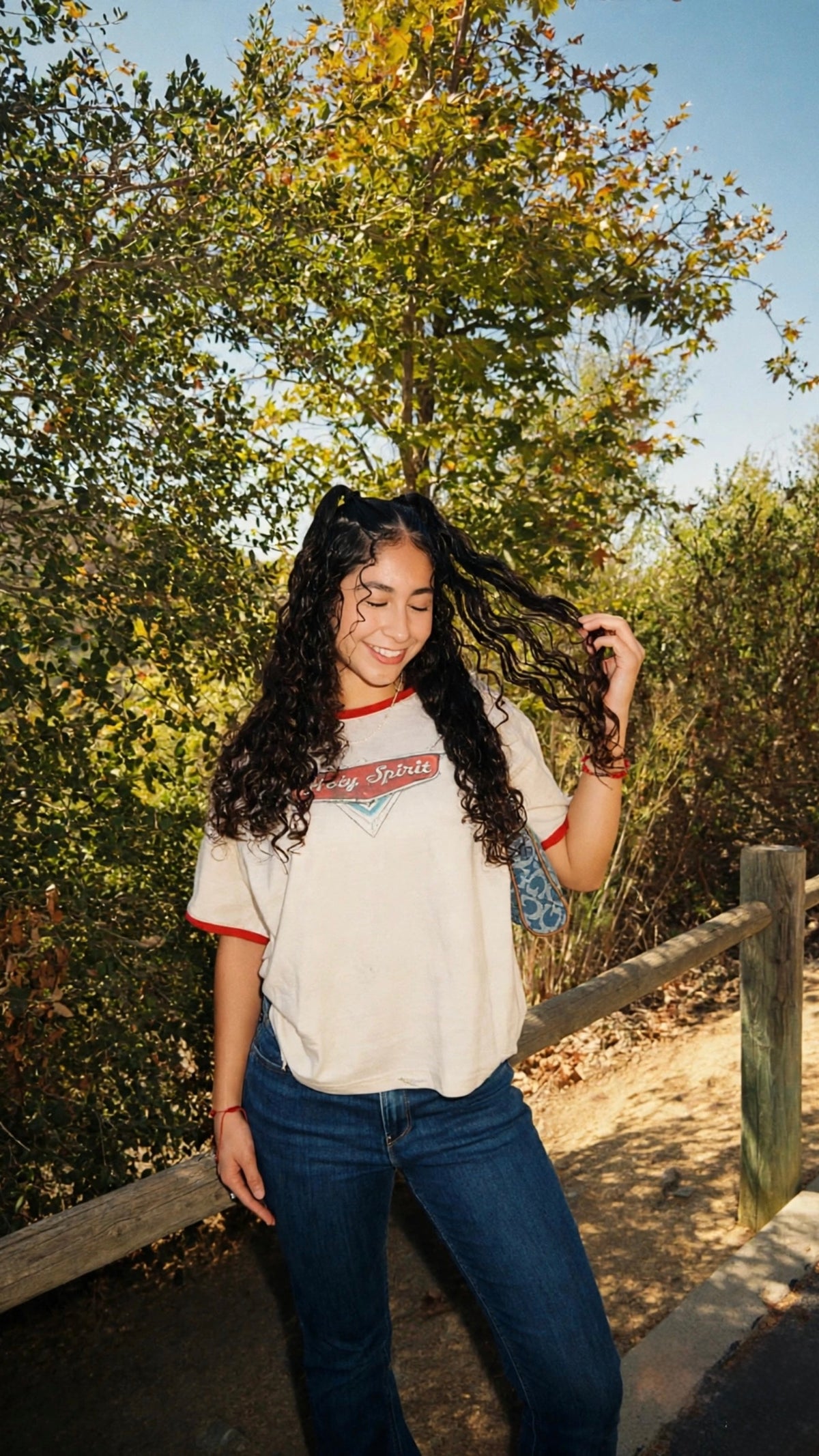 CREAM & RED "Holy Spirit" Tee