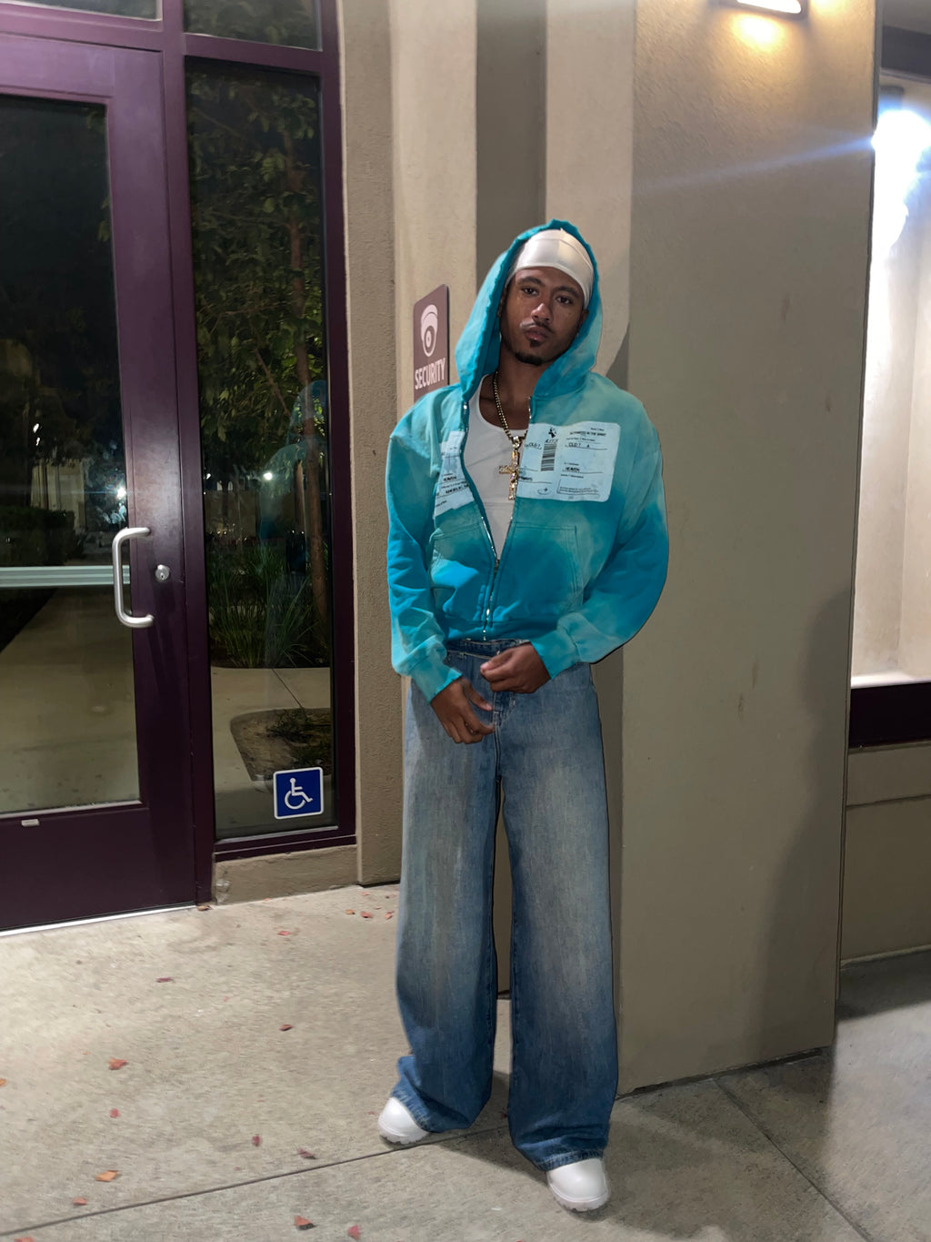 LIGHT GREEN “ FIRST CLASS HOODIE” ZIP UP