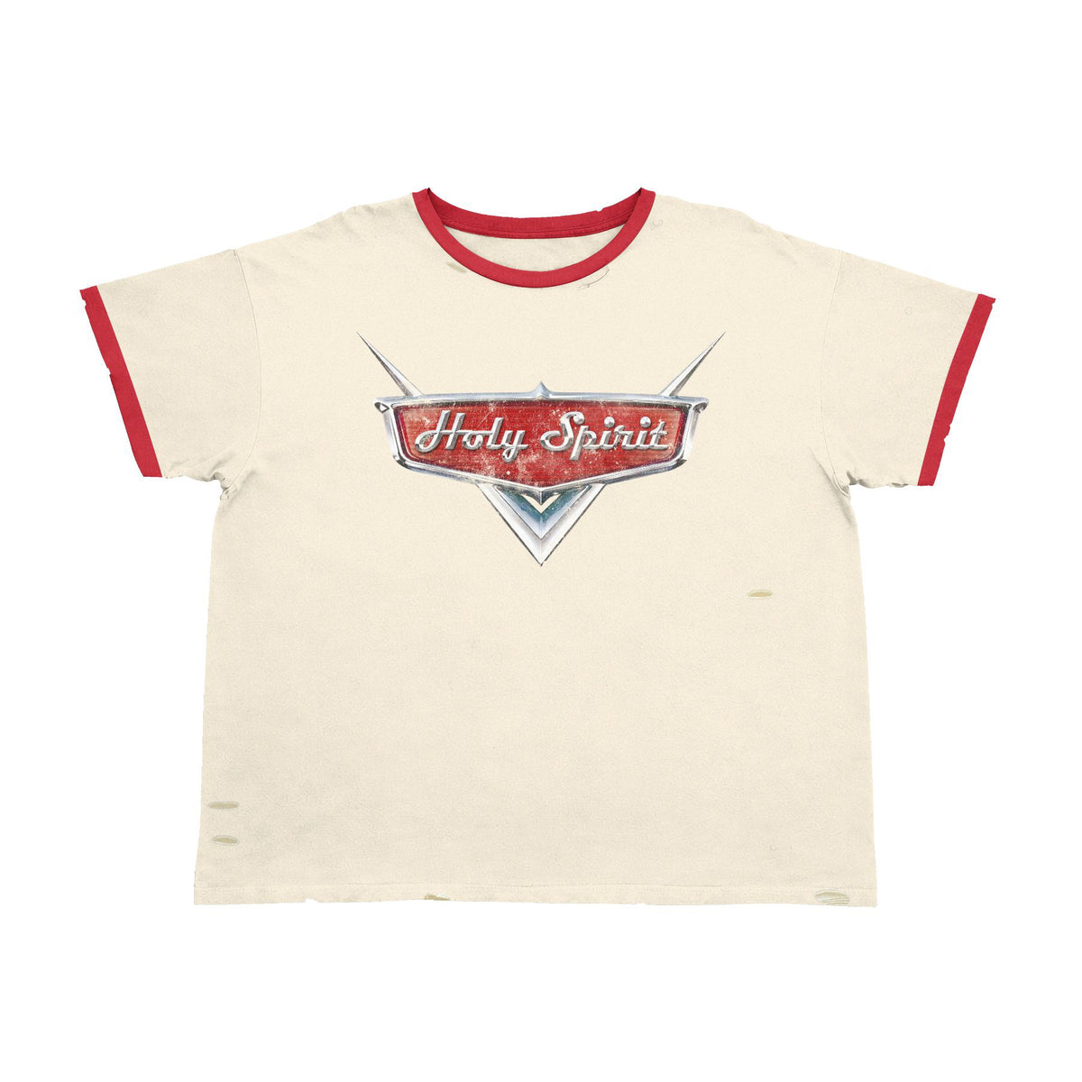CREAM & RED "Holy Spirit" Tee