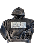 BLACK “FIRST CLASS” HOODIE